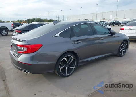 2020 Honda Accord Sport из США, поврежденный, VIN 1HGCV1F37LA075686